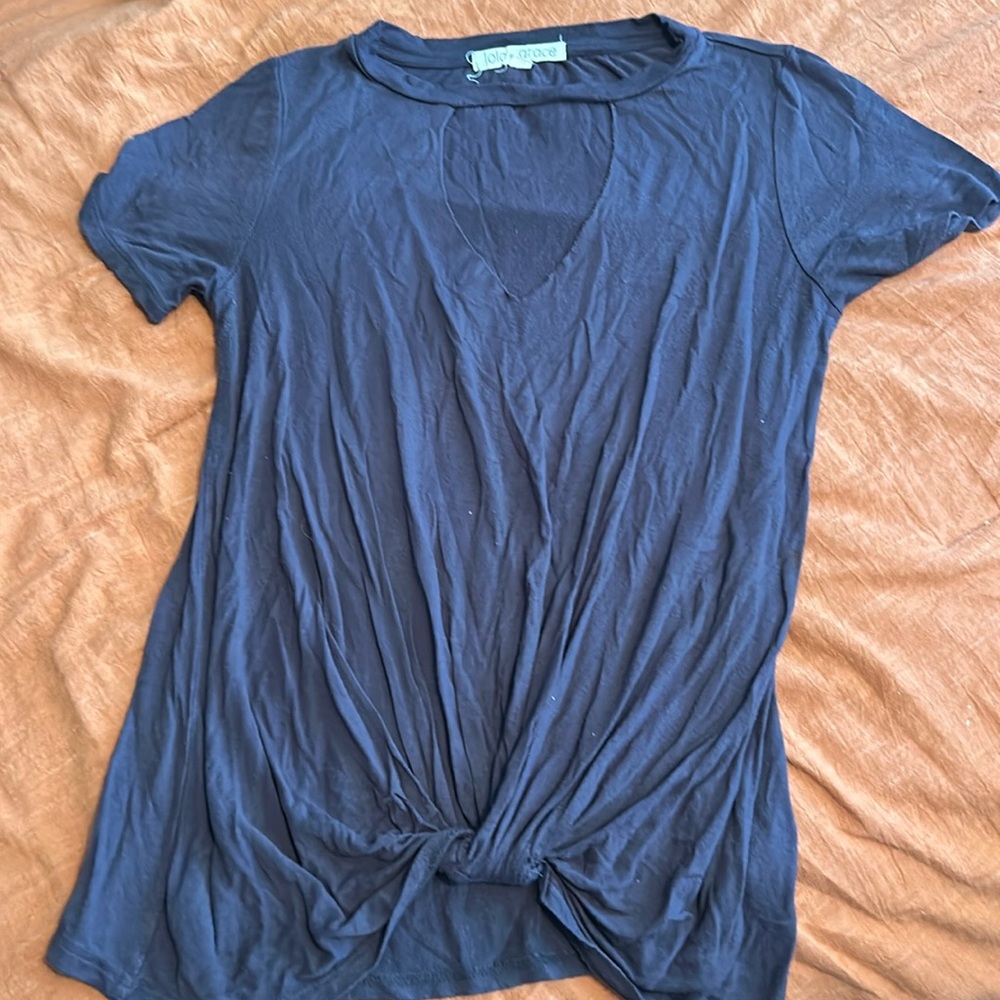 Lola grace s twist front cutout t